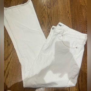 Paige high rise laurel canyon white jeans